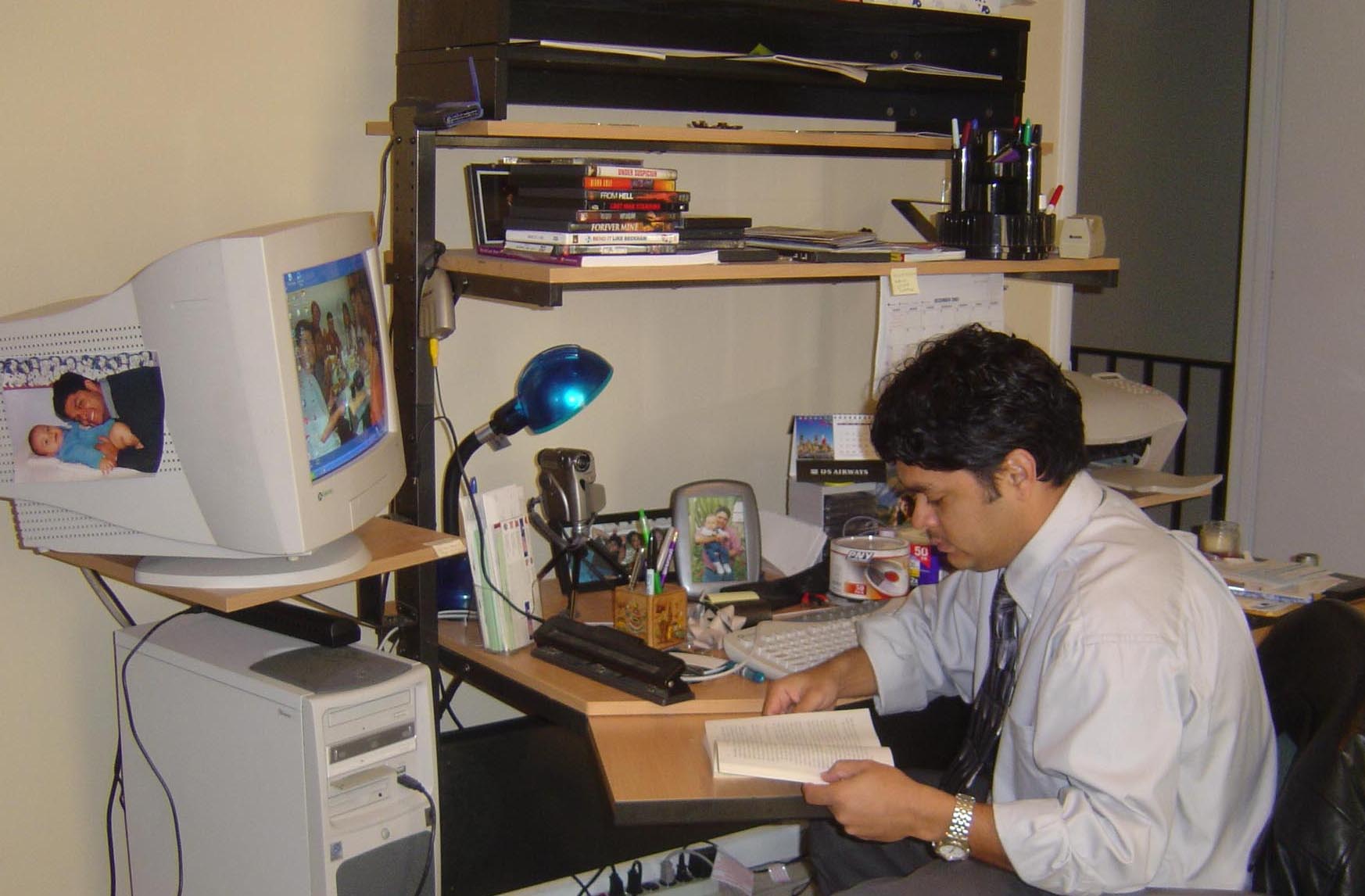 Reviewed a book and prepared to teach