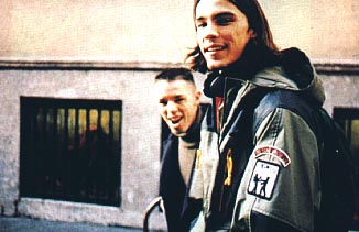 Scott and a friend in Milan