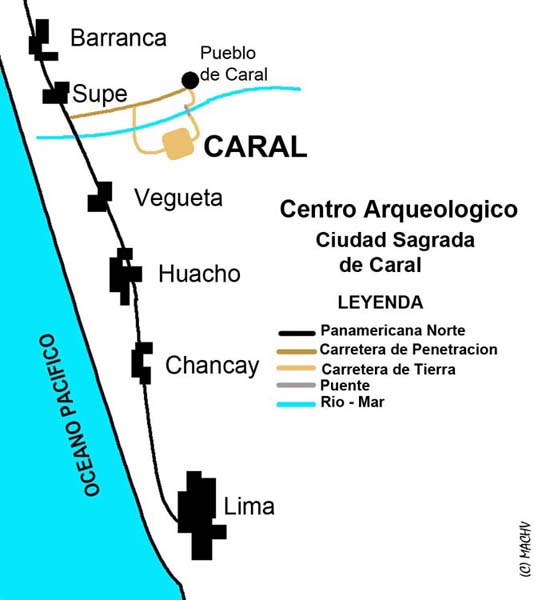Caral Supe Map