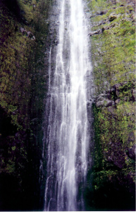 Halawa waterfall