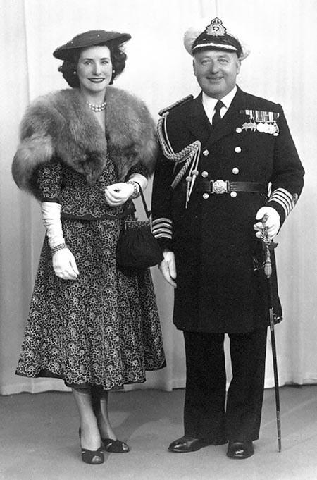 Captain & Mrs Ernest Duggan on Coronation Day