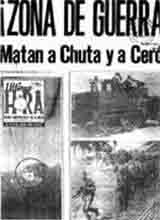 PORTADA VESPERTINO  ULTIMA HORA 12 DE ENERO 1972