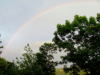 Rainbow over Camelback in the Summer (View from the Deck)
