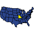 Missouri's location in the United States
