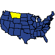 Montana's location in the United States