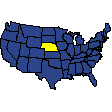 Nebraska's location in the United States