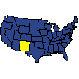 New Mexico's location in the United States
