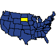 South Dakota's location in the United States