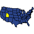 Utah's location in the United States