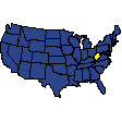 West Virginia's location in the United States