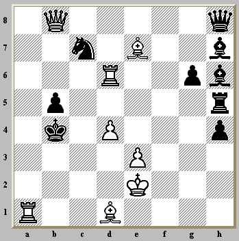  One of my best ever problems, "White to move, and MATE in Two."  (Click on the diagram to see the solution.  al_af-1.gif, 09 KB) 