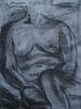 Old Nude Woman (Charcoal)