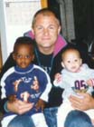 Todd and two of his four children