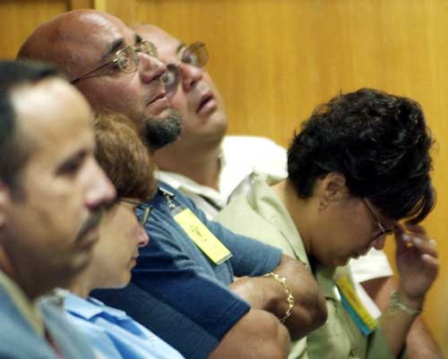 Charles Otero And Family at Hearing