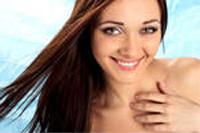 Cabelo perca e do crescimento. Hair care.