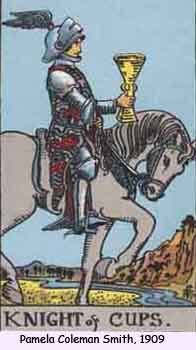 Rider Waite Tarot Knight of Cups