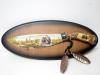 Native American Hand Painted Knife with Plaque