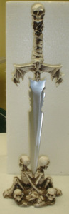 Skeletor base dagger w skull handle 