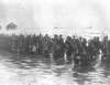 1898 August 13...US troops on seashore while moving in against Spanish troops in Manila