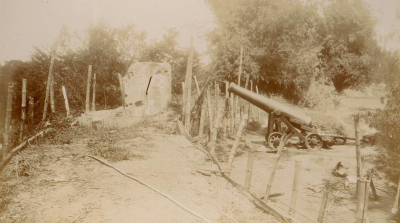 1899 Filipino cannon at Battle of Zapote Bridge