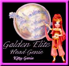 Head Genie Kitty Plaque