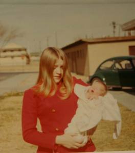 Mom with me When I was3 days old