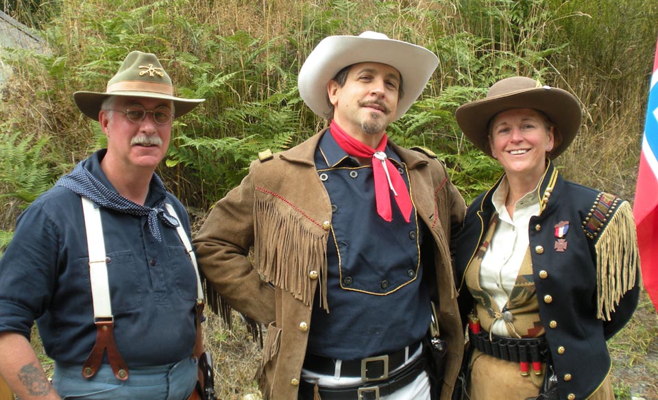 Bison Bob with close personal friend Annie Oakley