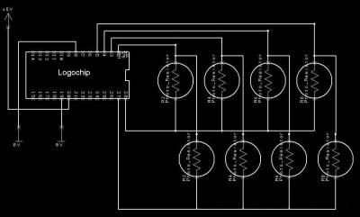 Logochip/Photocell Layout