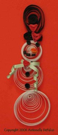 Free Hearthrob Snowman Quilling Pattern