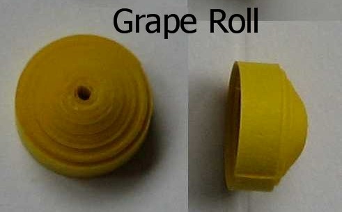 quilling grape roll shape