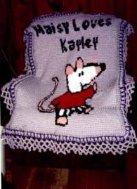 Angie's completed afghan