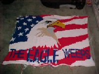 Linda Gelb's completed afghan