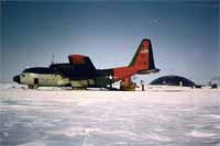 Click here for larger image of LC 130 at South Pole