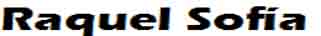 Raquel Sofía