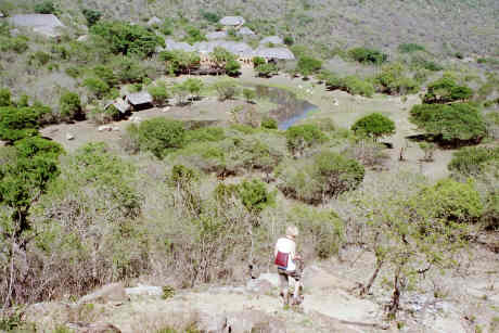 Campen som vi boede i.