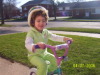 Layla riding bike