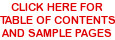 Click here for Table of Contents and Sample Pages