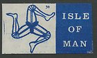Isle of Man 1971 POST STRIKE blue Three