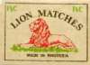 RHODESIA ,AFRICA LION MATCHES FROM1900's