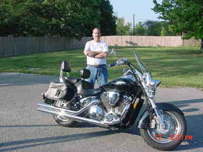 Mike Anderson and his Bike