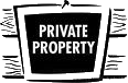 private property sign