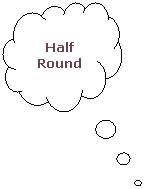 Cloud Callout: Half Round
