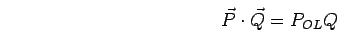 \bgroup\color{black}$P \,cos\, \theta = P_{OL}$\egroup