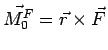 \bgroup\color{black}$\vec{M^{F}_{0}}$\egroup