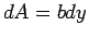 \bgroup\color{black}$dy$\egroup
