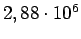 \bgroup\color{black}$7,2 \cdot 10^5$\egroup