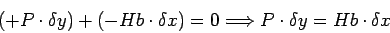 \begin{displaymath}\bgroup\color{black} \sum W = W_P + W_{Hb} = 0 \egroup\end{displaymath}