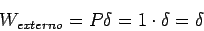 \begin{displaymath}
W_{interno} = \frac{PL^3}{48 EI}
\end{displaymath}