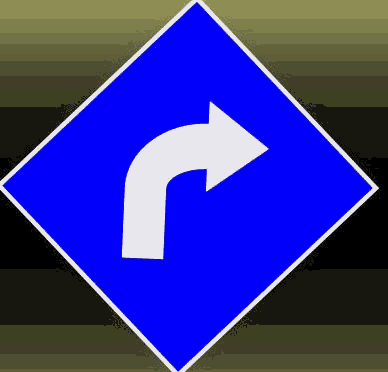 SE�AL PARA DOBLAR A LA DERECHA.