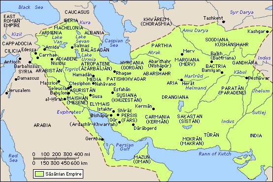 Map showing Balkh, Bactria